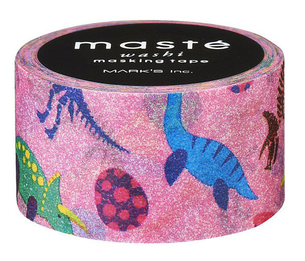 BFADMJ004630 Maste Nature Dinosaur - Washi Tape